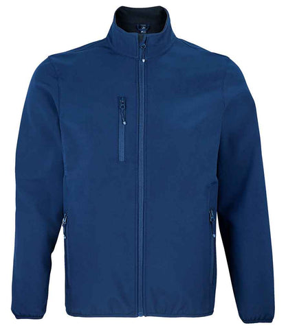 SOL'S Falcon Recycled Soft Shell Jacket - Abyss Blue