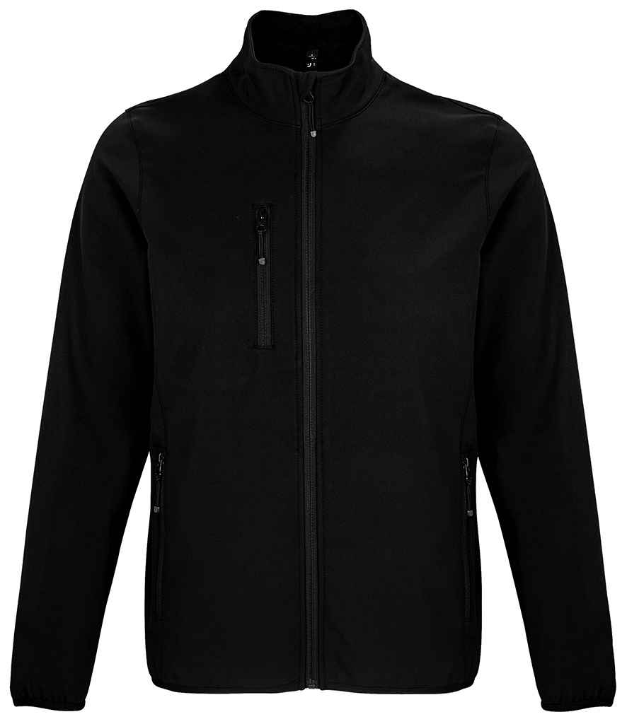 SOL'S Falcon Recycled Soft Shell Jacket in Black