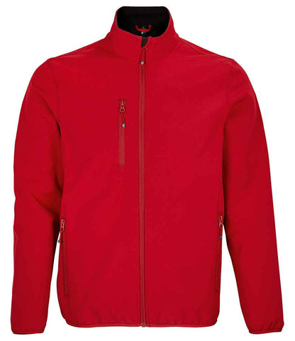 SOL'S Falcon Recycled Soft Shell Jacket in Pepper Red