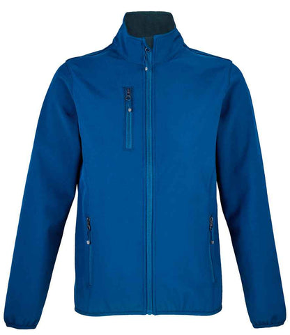 SOL'S Ladies Falcon Recycled Soft Shell Jacket - Royal Blue