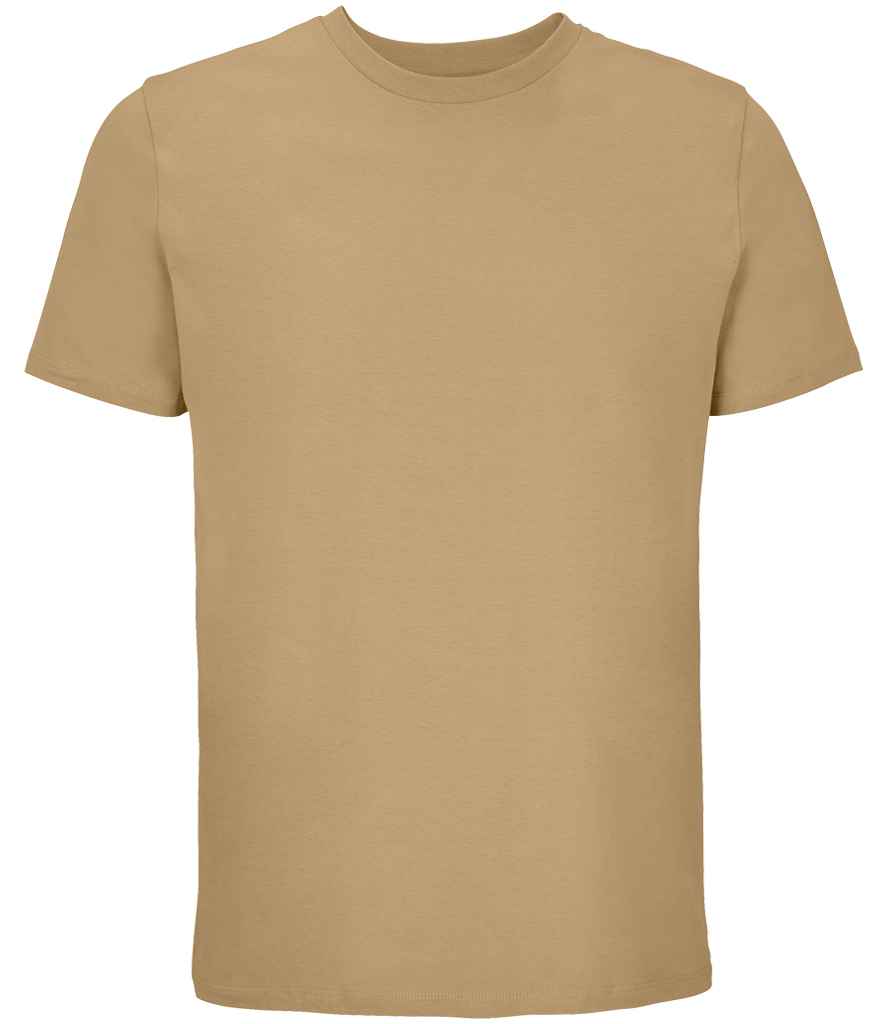 SOL'S Unisex Legend Organic T-Shirt in Dark Beige