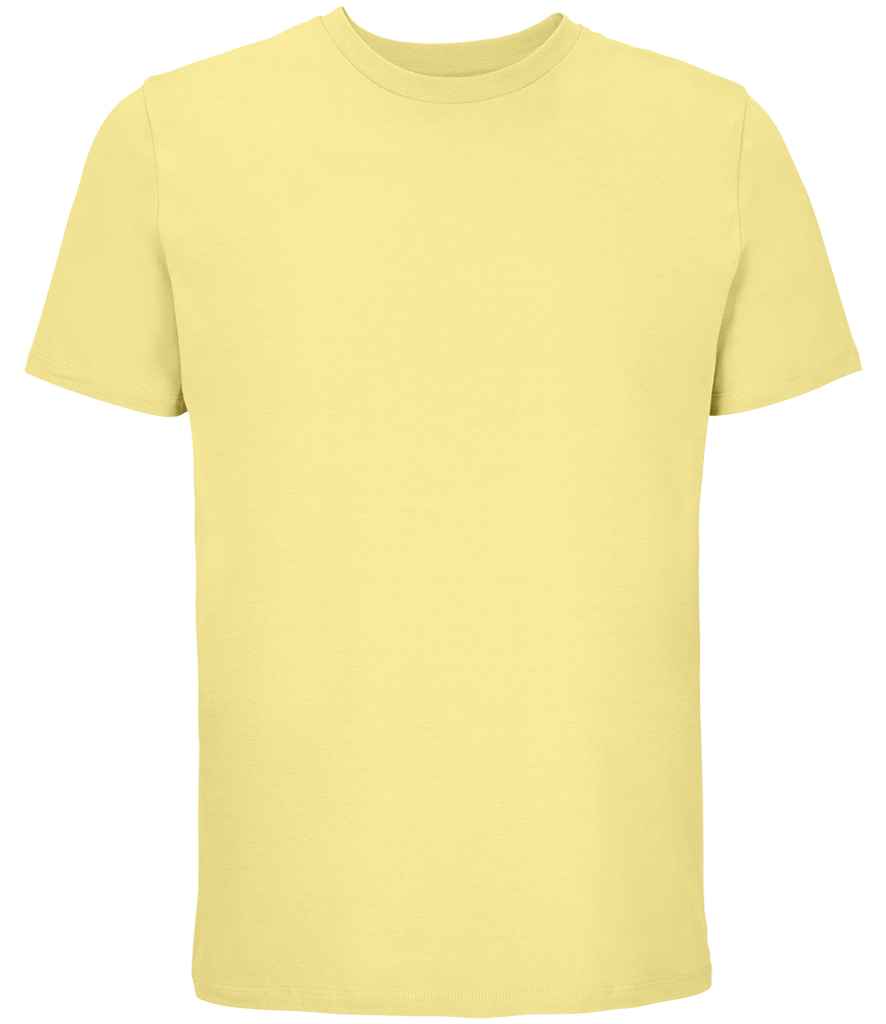 SOL'S Unisex Legend Organic T-Shirt - Light Yellow