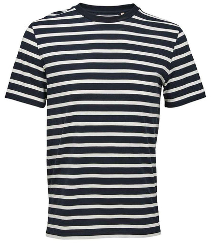 SOL'S Unisex Legend Organic T-Shirt in Navy/Off White
