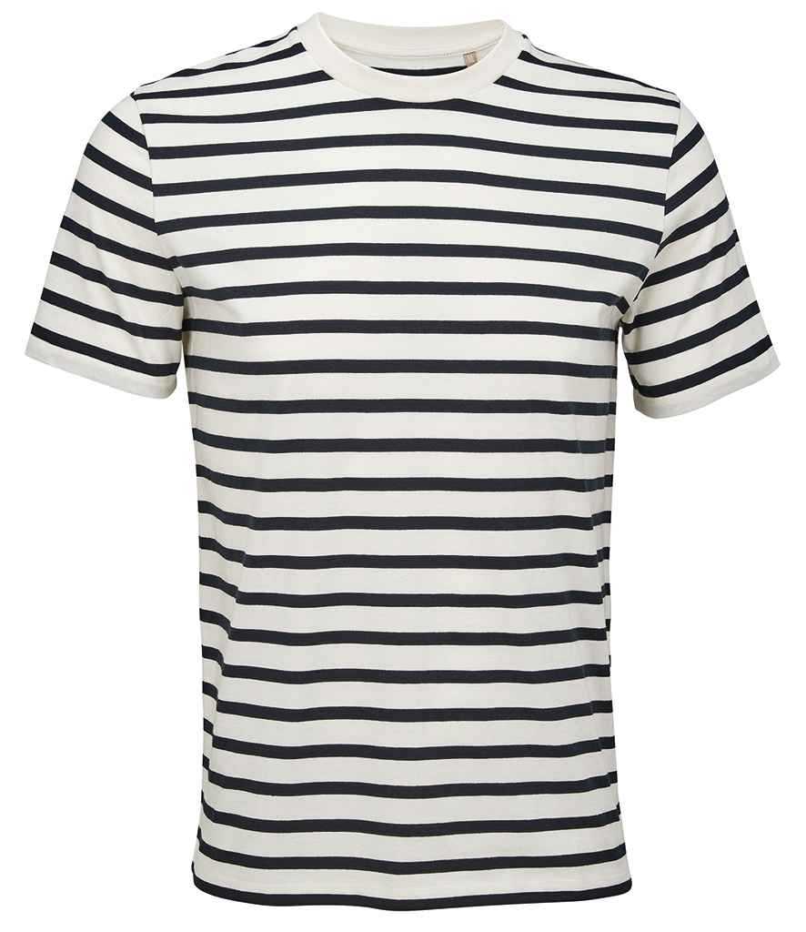 SOL'S Unisex Legend Organic T-Shirt - Off White/Navy