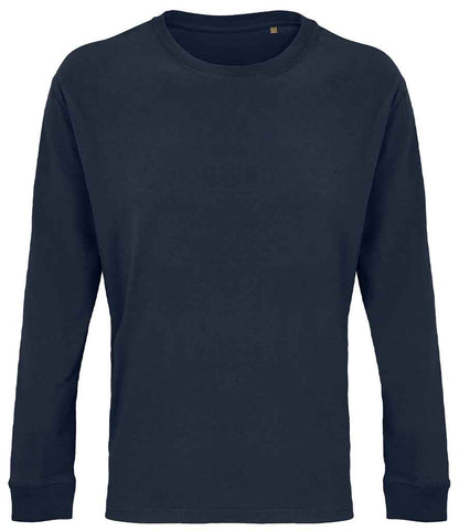 SOL'S Unisex Pioneer Long Sleeve T-Shirt - French Navy