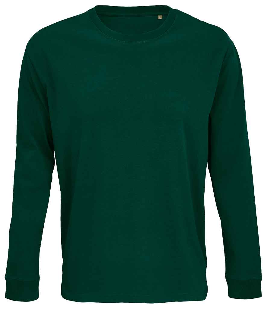 SOL'S Unisex Pioneer Long Sleeve T-Shirt in Green Empire