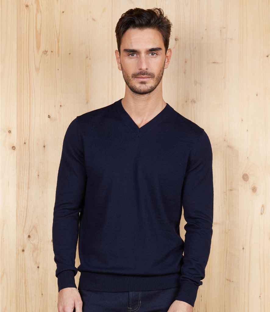 NEOBLU Sullivan V Neck Sweater - model image