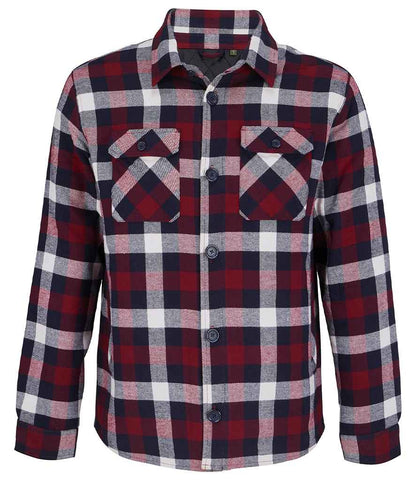 SOL'S Unisex Noah Padded Overshirt in Medium Burgundy