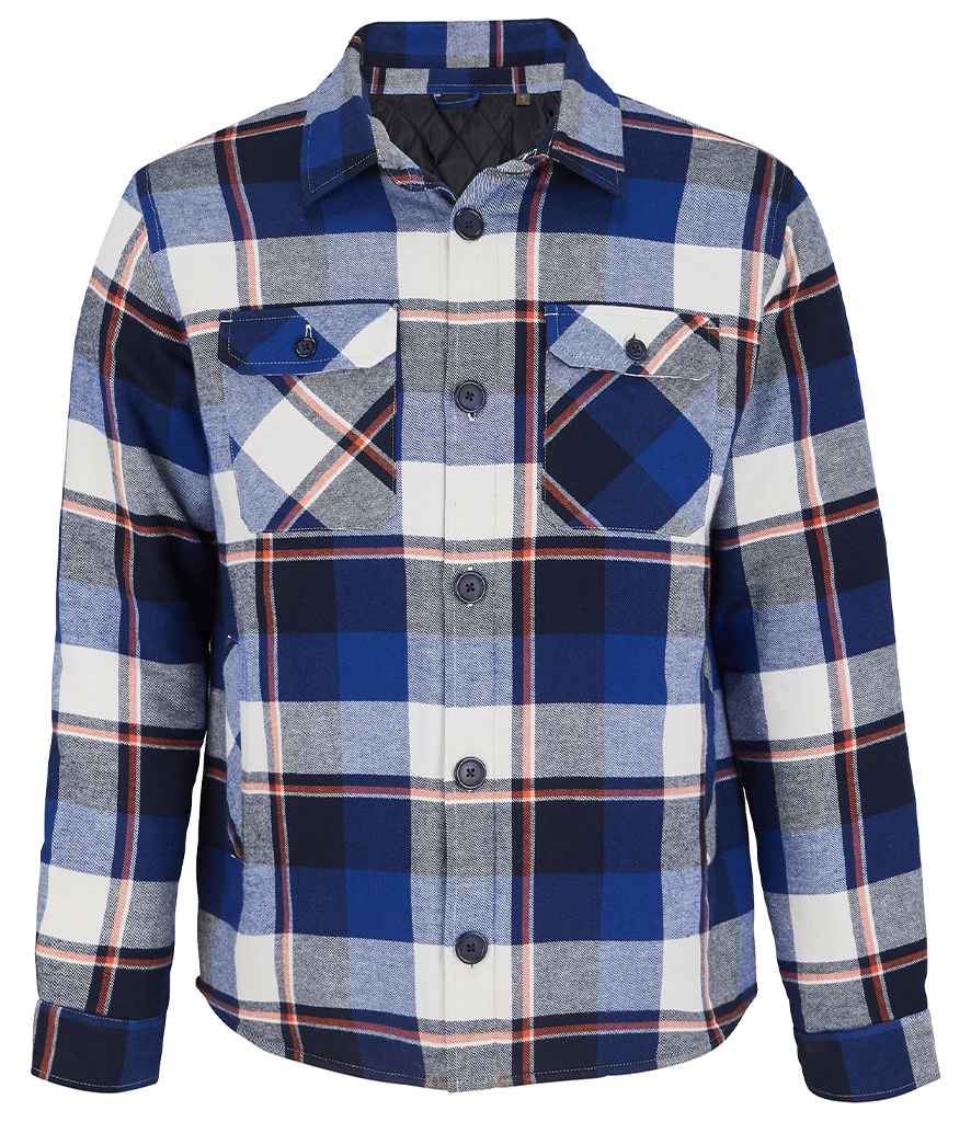 SOL'S Unisex Noah Padded Overshirt in Royal Blue