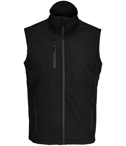 SOL'S Unisex Falcon 3-in-1 Soft Shell Jacket in Black