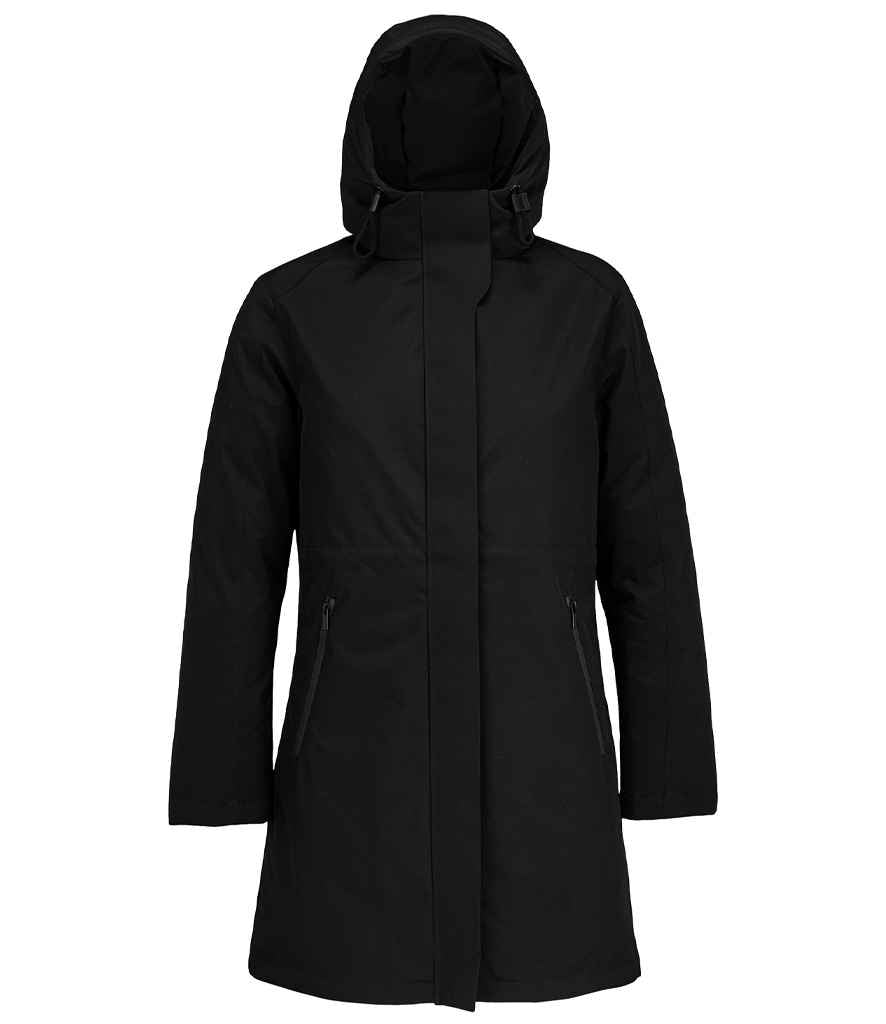 NEOBLU Ladies Alfi Warm Parka Jacket in Deep Black