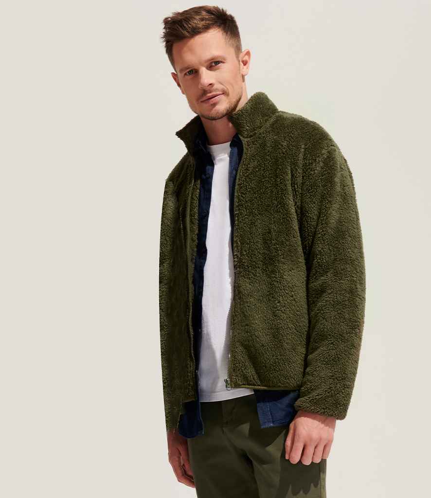 SOL'S Unisex Finch Fluffy Jacket - model image