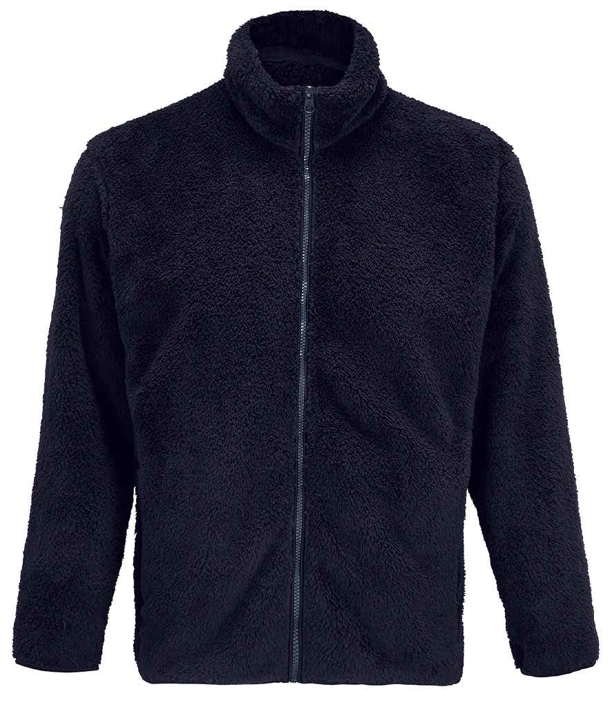 SOL'S Unisex Finch Fluffy Jacket in Navy