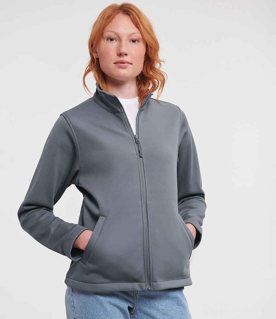 Russell Russell Athletic Ladies Smart Soft Shell Jacket Convoy Grey