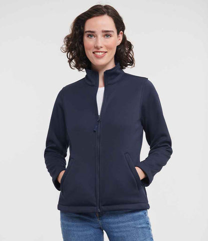 Russell Russell Athletic Ladies Smart Soft Shell Jacket French Navy