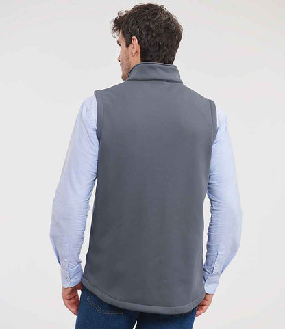Russell Russell Athletic Smart Soft Shell Gilet Convoy Grey