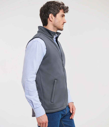 Russell Russell Athletic Smart Soft Shell Gilet Convoy Grey