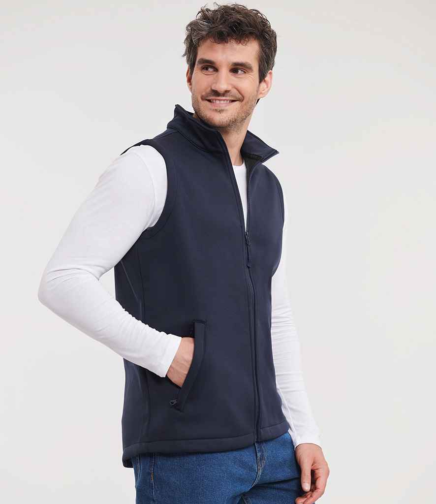 Russell Russell Athletic Smart Soft Shell Gilet French Navy