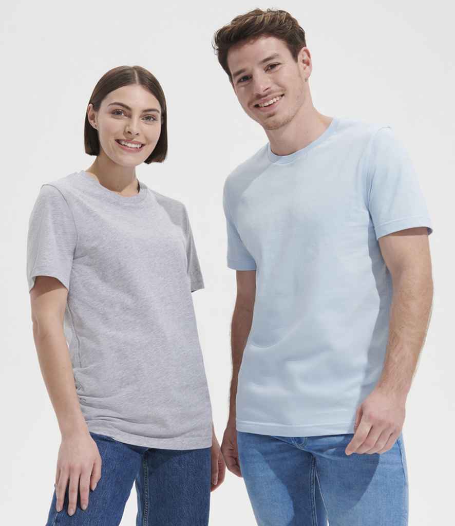 SOL'S Unisex Tuner T-Shirt - Light Grey Marl