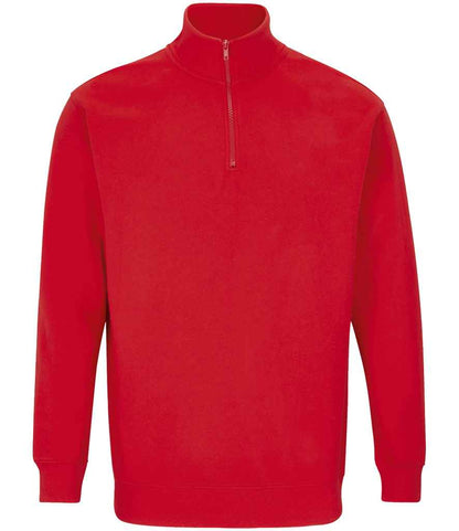 SOL'S Unisex Conrad 1/4 Zip Sweatshirt in Bright Red
