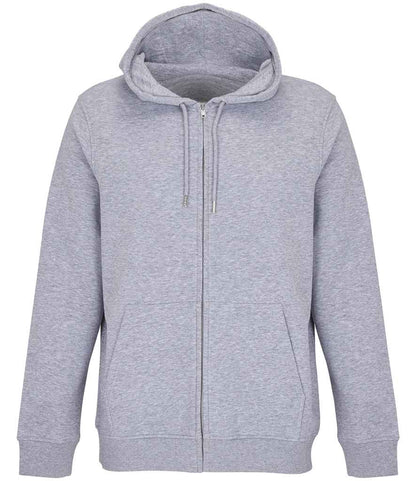 SOL'S Unisex Calipso Eco Friendly Full Zip Hoodie in Grey Marl