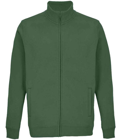 SOL'S Unisex Cooper Full Zip Sweat Jacket in Bottle Green