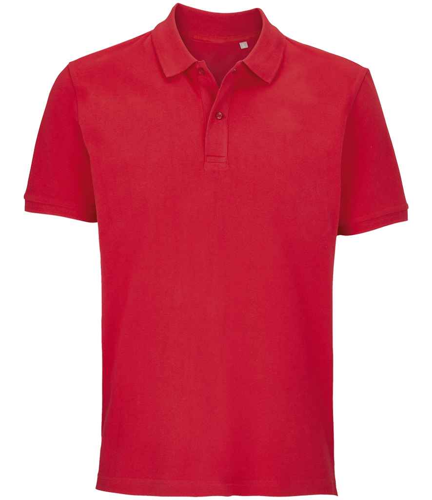 SOL'S Unisex Pegase Piqué Polo Shirt in Bright Red