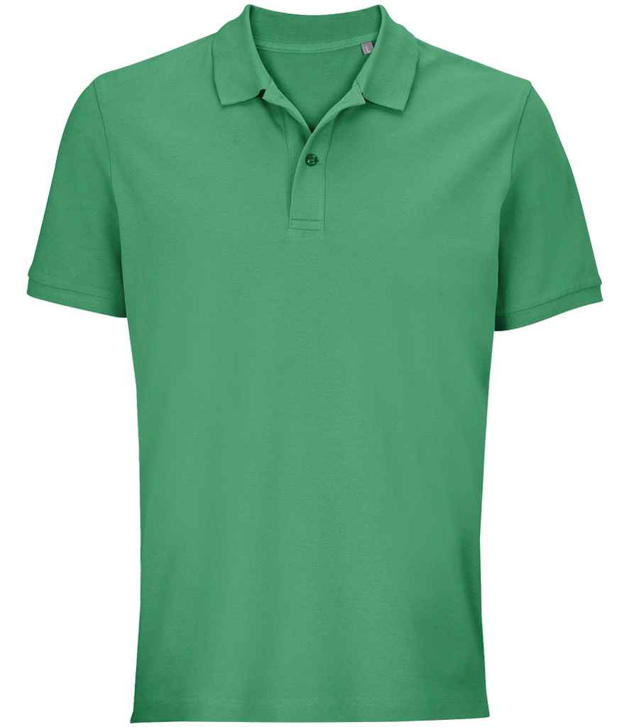 SOL'S Unisex Pegase Piqué Polo Shirt in Spring Green