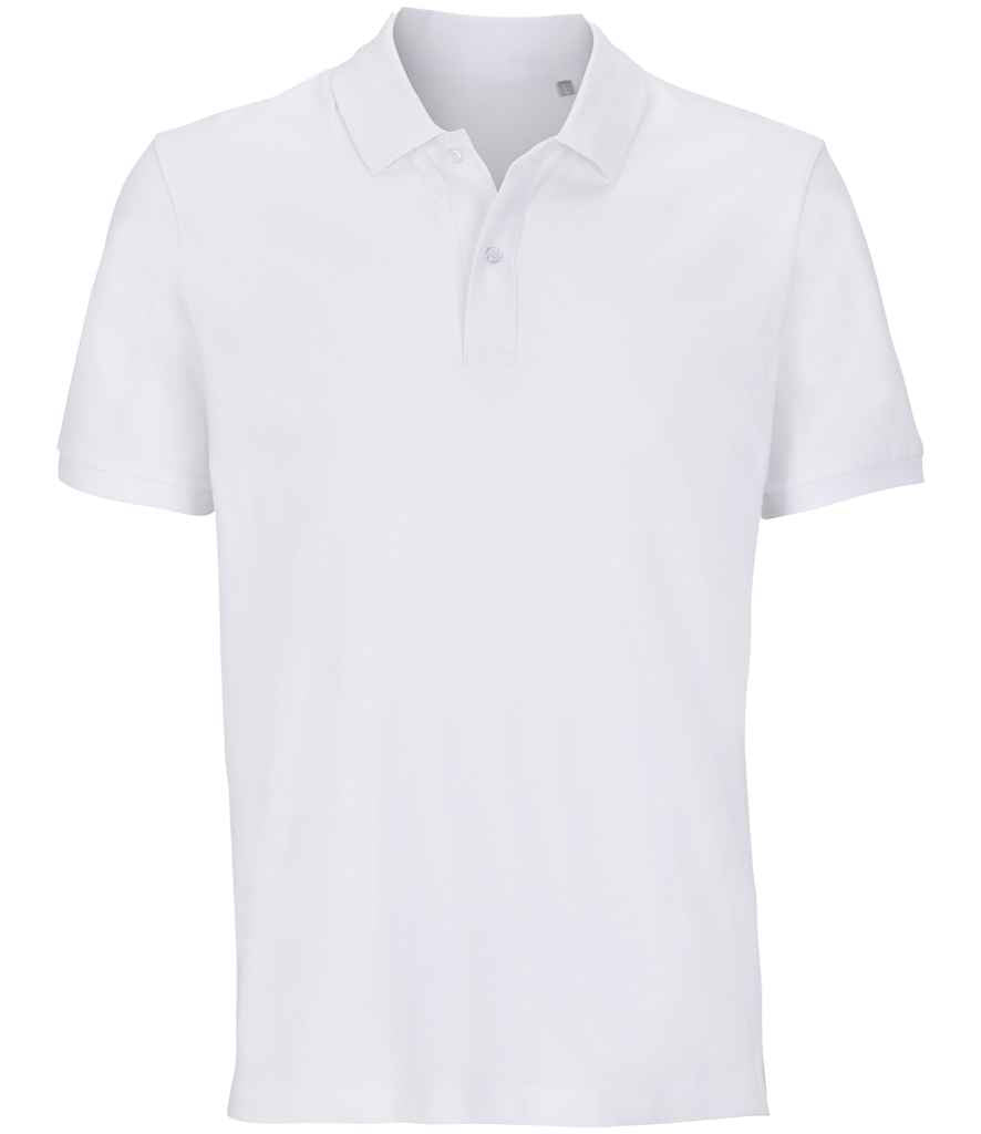 SOL'S Unisex Pegase Piqué Polo Shirt in White