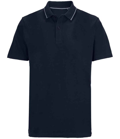 NEOBLU Unisex Orel Piqué Polo Shirt in Night Blue