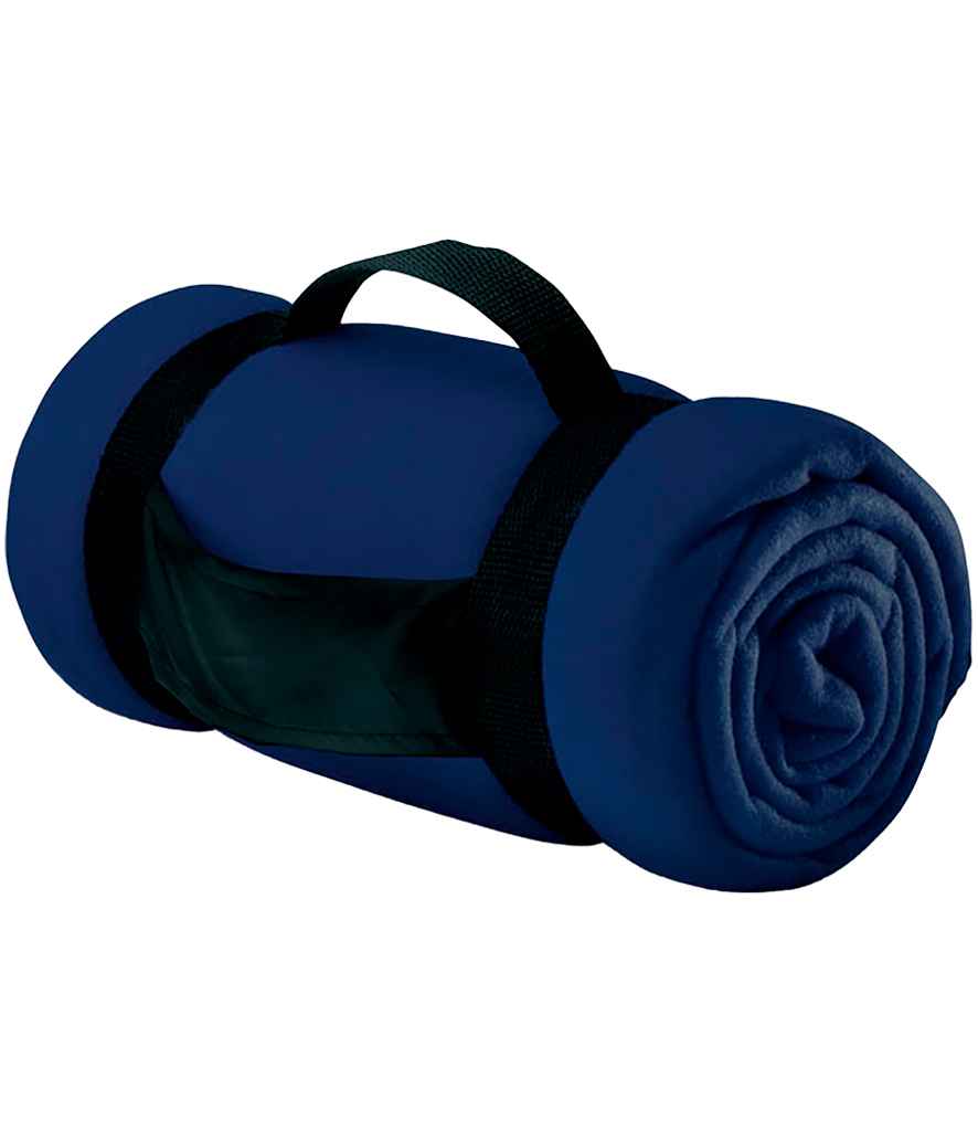SOL'S Stavenger Plaid Fleece Blanket in French Navy