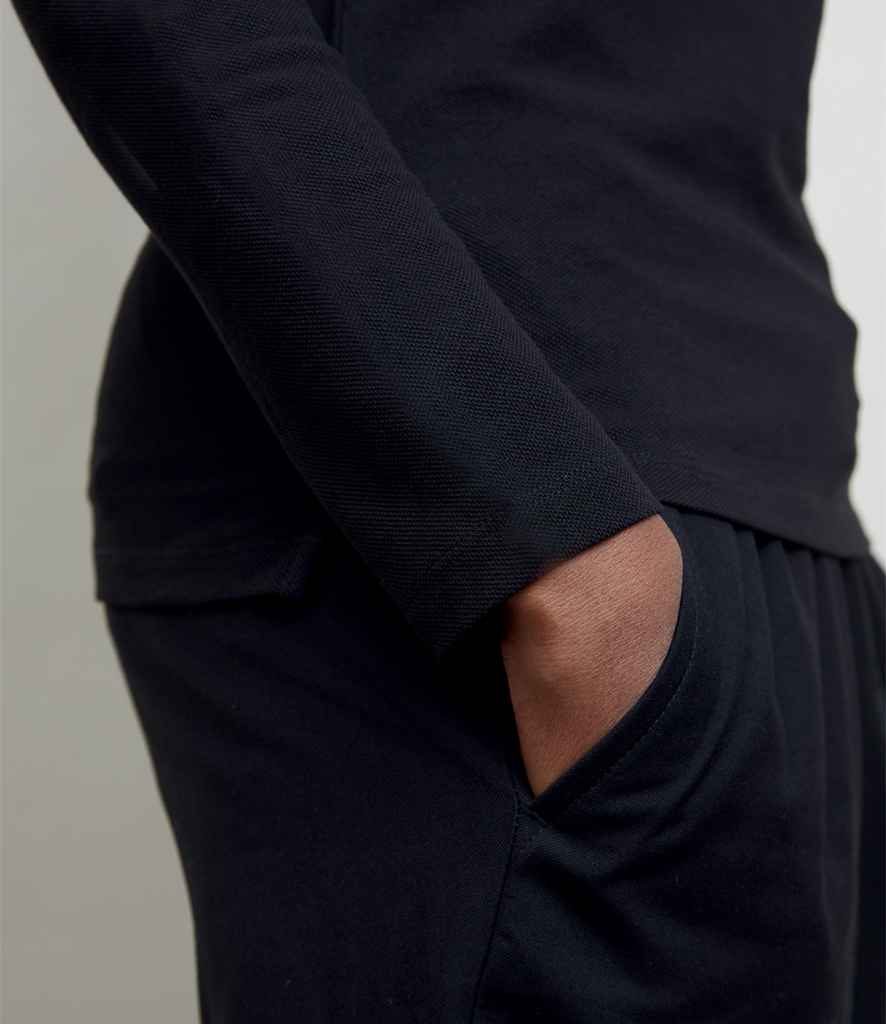 NEOBLU Ladies Owen Long Sleeve Piqué Polo Shirt - model image