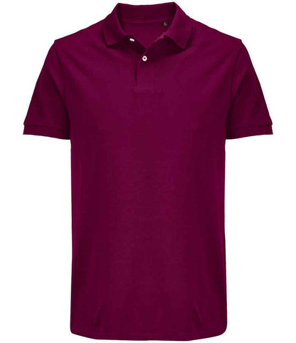 SOL'S Unisex Pacific Twin Piqué Polo Shirt in Astral Purple