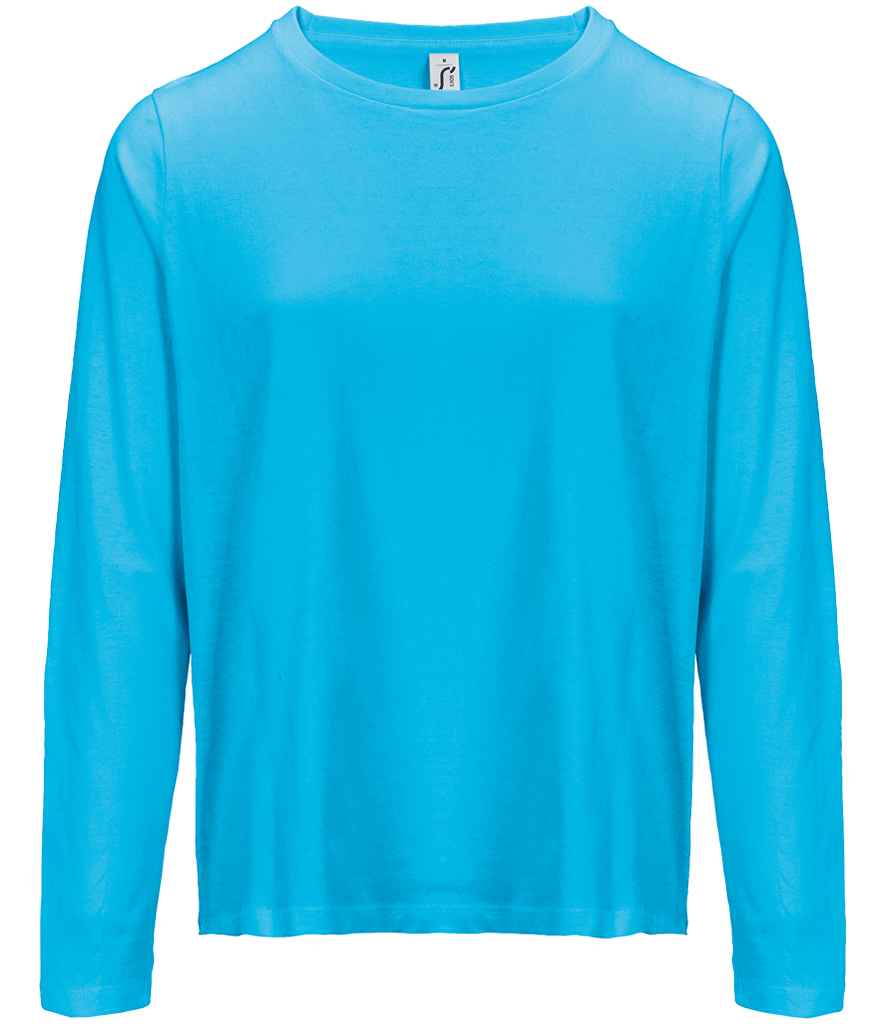 SOL'S Ladies Monarch Long Sleeve T-Shirt - Aqua