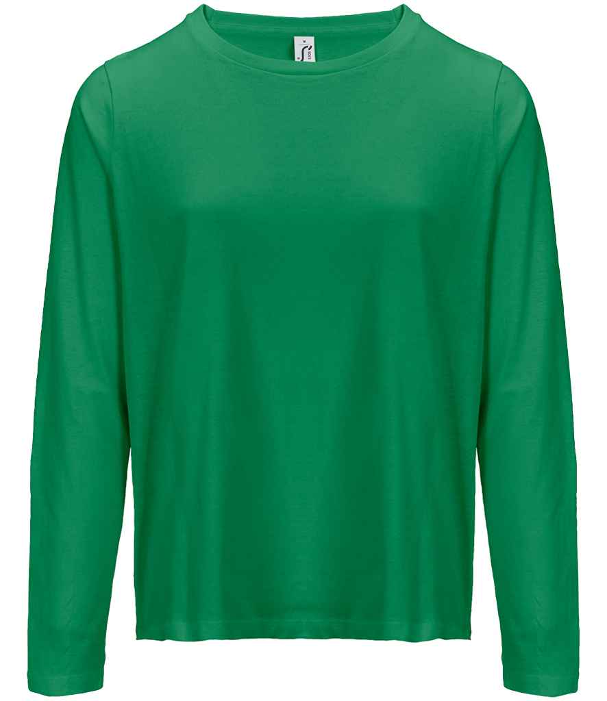 SOL'S Ladies Monarch Long Sleeve T-Shirt - Kelly Green