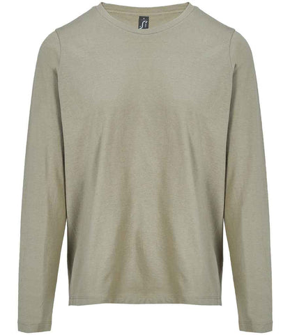 SOL'S Ladies Monarch Long Sleeve T-Shirt - Khaki