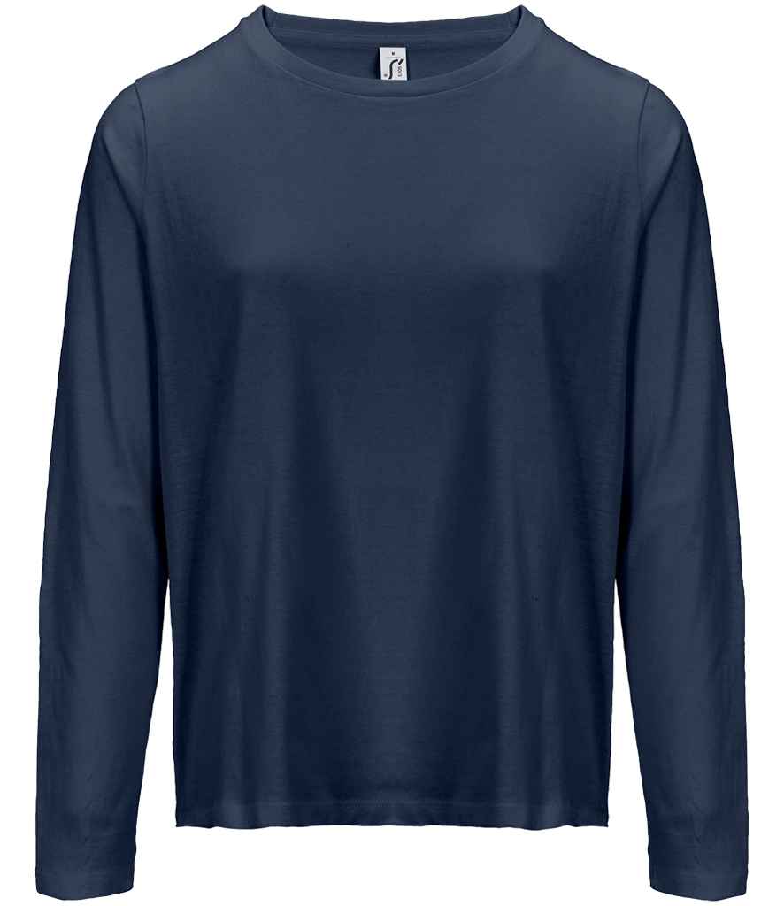 SOL'S Ladies Monarch Long Sleeve T-Shirt - Navy
