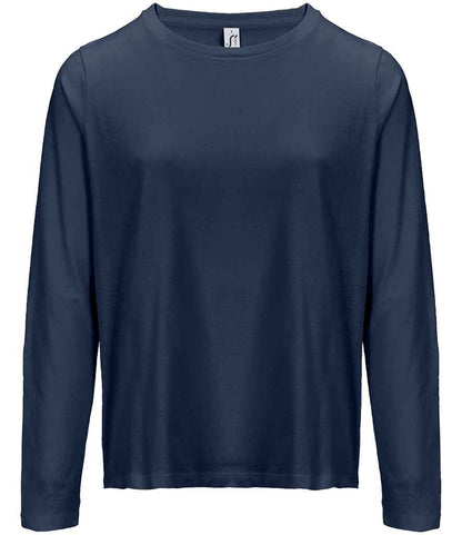 SOL'S Ladies Monarch Long Sleeve T-Shirt - Navy