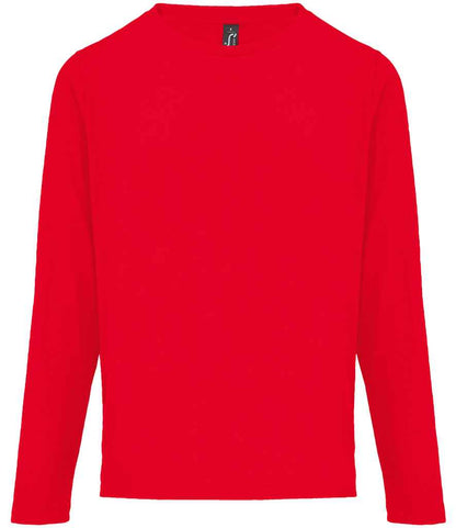 SOL'S Ladies Monarch Long Sleeve T-Shirt - Red