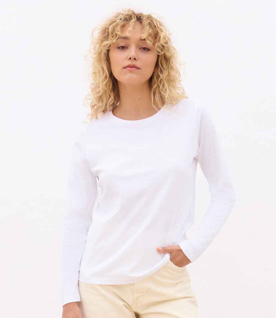 SOL'S Ladies Monarch Long Sleeve T-Shirt - White