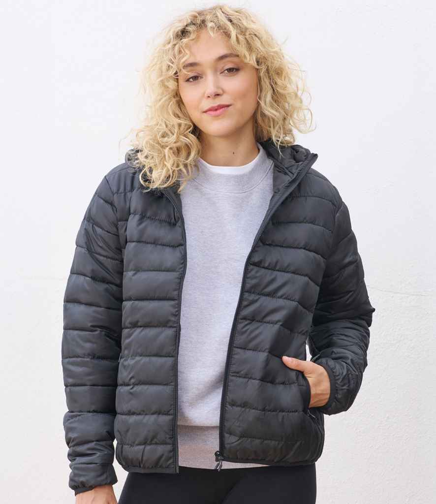 SOL'S Ladies Stream Hooded Jacket - Black