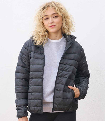 SOL'S Ladies Stream Hooded Jacket - Black