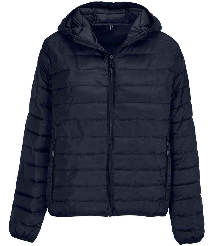 SOL'S Ladies Stream Hooded Jacket - French Navy