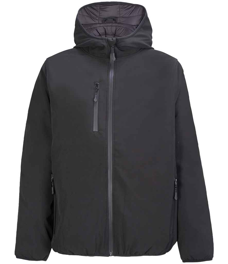 SOL'S Falcon Padded Soft Shell Jacket in Black