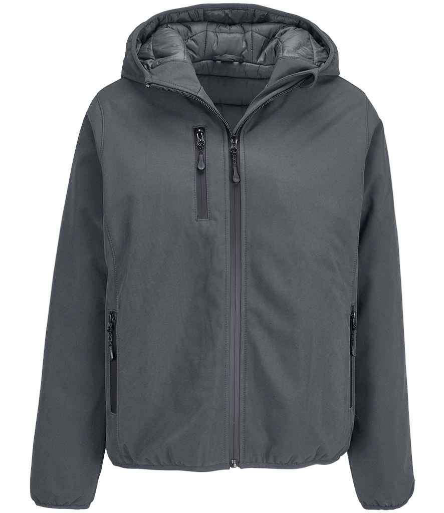 SOL'S Ladies Falcon Padded Soft Shell Jacket - Charcoal