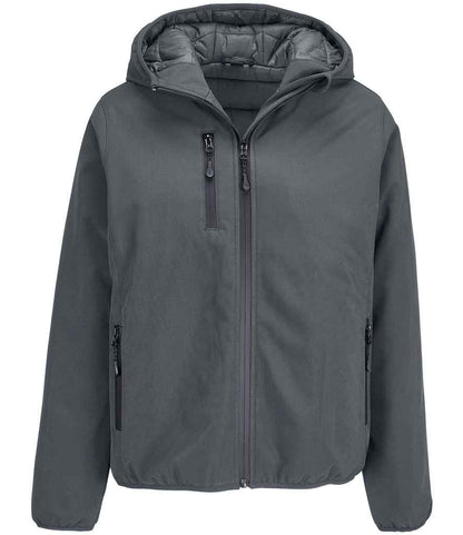 SOL'S Ladies Falcon Padded Soft Shell Jacket - Charcoal