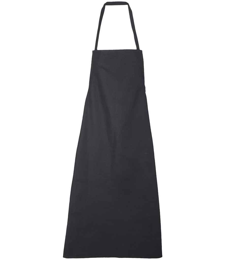 NEOBLU Erold Cotton Bib Apron in Deep Black