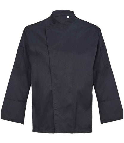 NEOBLU Long Sleeve Chef's Jacket in Deep Black