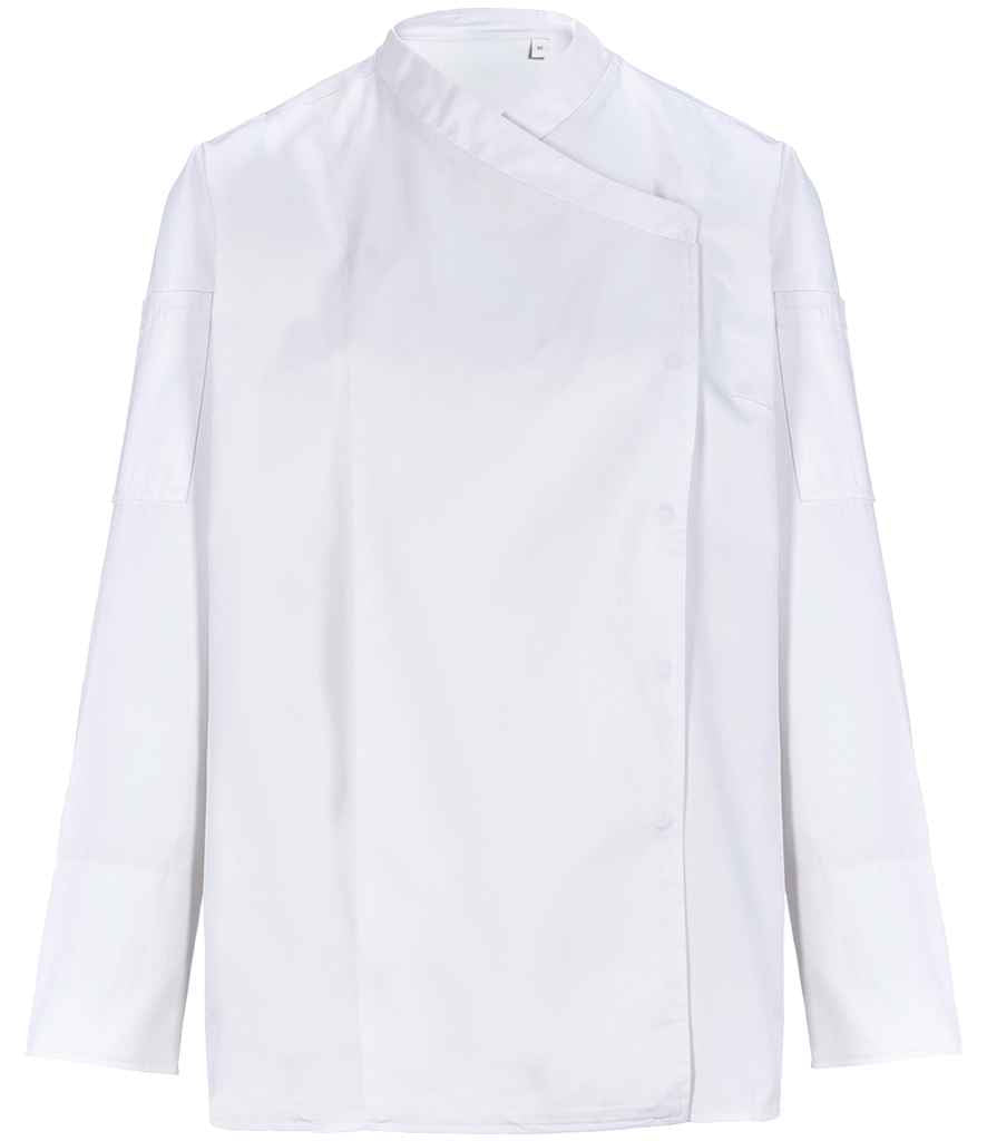 NEOBLU Ladies Long Sleeve Chef's Jacket in Optic White