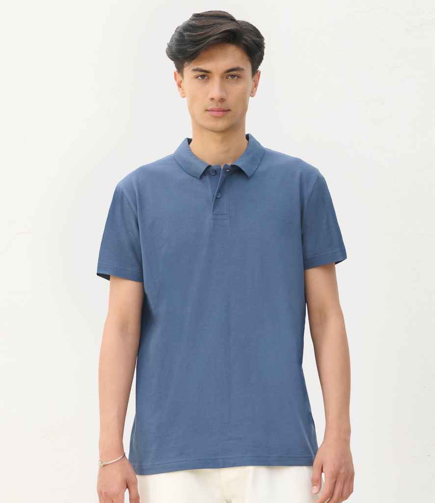 SOL'S Unisex Pulse Twin Piqué Polo Shirt - model image